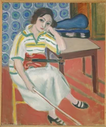 Frau mit Geige