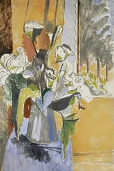 Blumen auf der Fensterbank