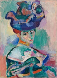 Frau mit Hut