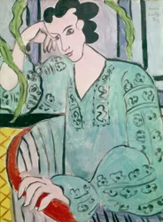 Die Ungarin in grüner Bluse
