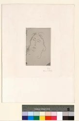 Marguerite mit geschlossenen Augen