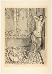 Odaliske mit Obstschale