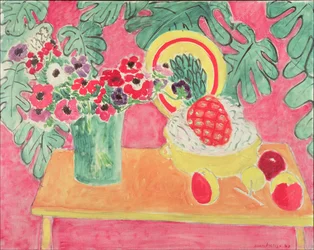 Ananas und Anemonen