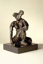 Sitzende Frau (Bronze)
