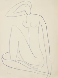 Sitzende weibliche Figur