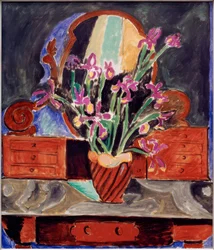 Vase mit Schwertlilien