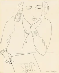 Lesende Frau