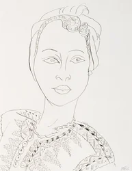 Frau mit Turban