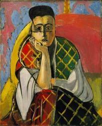 Frau mit Schleier
