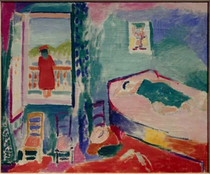 Interieur in Collioure - Die Siesta 1905