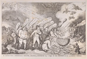 Ein Zauber für eine Demokratie, überprüft, analysiert und zerstört am 1. Januar 1799