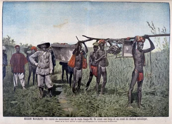 Ein Konvoi auf der Marchand-Mission 1898, 1899