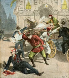 Ermordung von Herrn Stambolow, 1895