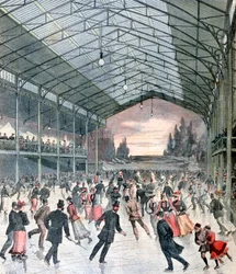Eislaufen in Paris, 1892