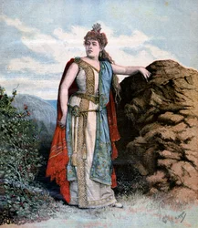 Renee Richard in der Oper Sapho, 1893