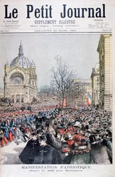 Der Abmarsch der französischen Truppen nach Madagaskar, Paris, 1895