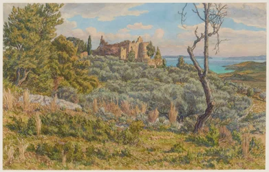 Das alte Schloss. Bormes