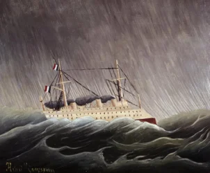 Schiff im Sturm