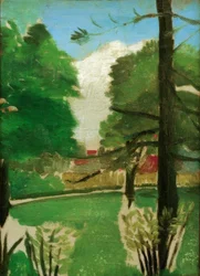 Skizze, Blick auf den Parc Montsouris