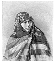 Eine Frau aus Brussa, Türkei, 1895