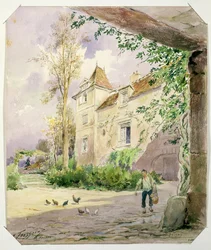 Das Haus von Armande Bejart (1642-1700) in Meudon, um 1906