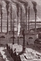 Große Waffenfabrik in Goldspring, in der Nähe von New York