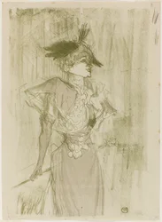 Mademoiselle Marcelle Lender, stehend