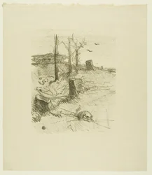 Ein Friedhof in Galizien, aus Au Pied du Sinaï