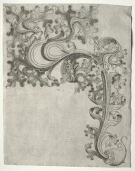 Ein Eichenblatt-Ornament