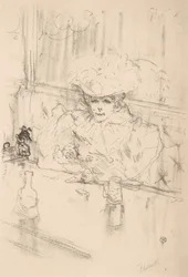 In der Brasserie Hanneton, 1898