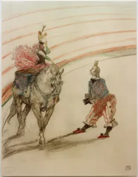 Ecuyère de panneau (Sie ist nett, die junge Dame)