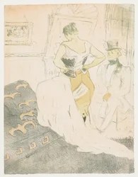Elles: Frau im Korsett, 1896