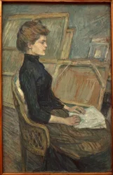Junges Mädchen im Atelier