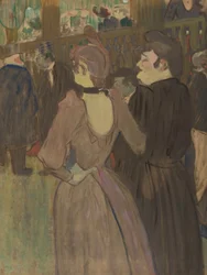 La Goulue und ihre Schwester