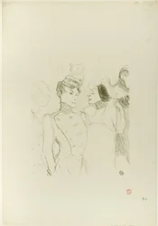 Lender und Lavallière in einer Revue im Variété
