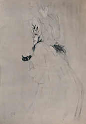 Miss May Belfort begrüßt, um 1895, 1946