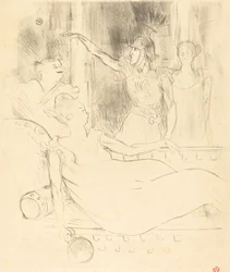 Mme. Simon-Girard, Brasseur und Guy in "La belle Hélène"