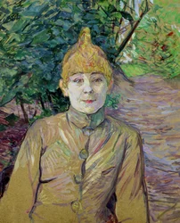 Porträt einer Frau, möglicherweise die französische Tänzerin Louise Weber (1870-1927) bekannt als 