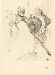 Réjane und Galipaux in Madame Sans-Gêne, 1894