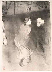 Generalprobe im Folies Bergère, Emilienne d
