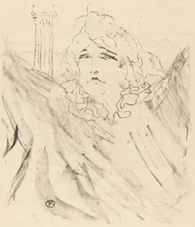 Sarah Bernhardt in "Cleopatra"