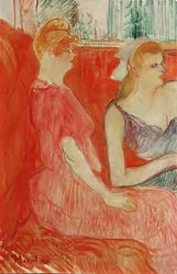 Studie für Im Salon in der Rue des Moulins, 1894