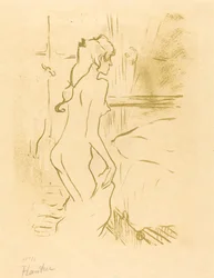 Studie einer Frau