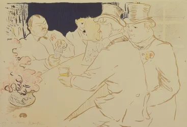 Die irische und amerikanische Bar, rue Royale, für The Chap Book, 1895