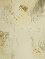 Frau mit Eis - Die Hand des Eises, Platte VI aus Elles, 1896