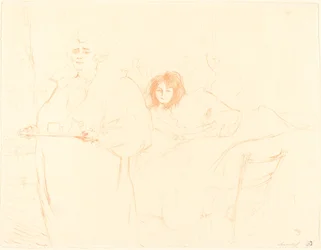 Frau mit einem Tablett, 1896