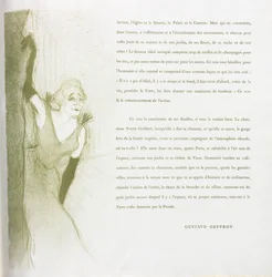 Yvette Guilbert-Französische Serie: Nr. 16, 1894