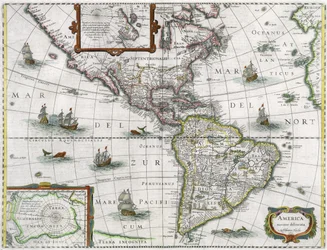 Karte Amerikas, 1631