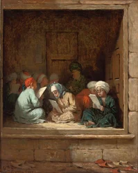 Eine türkische Schulklasse, 1870