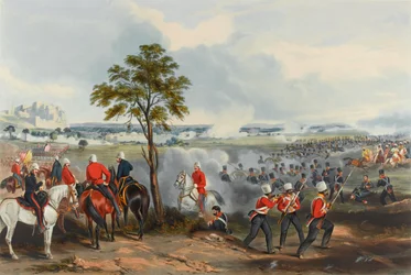 Die Schlacht von Goojerat, 21. Februar 1849